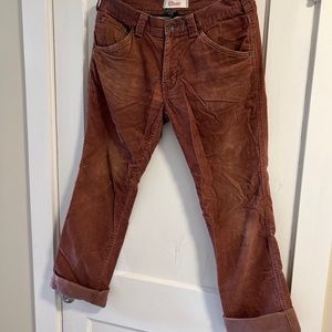 Chor Vintage Y2K Brown Cords 32 x 34